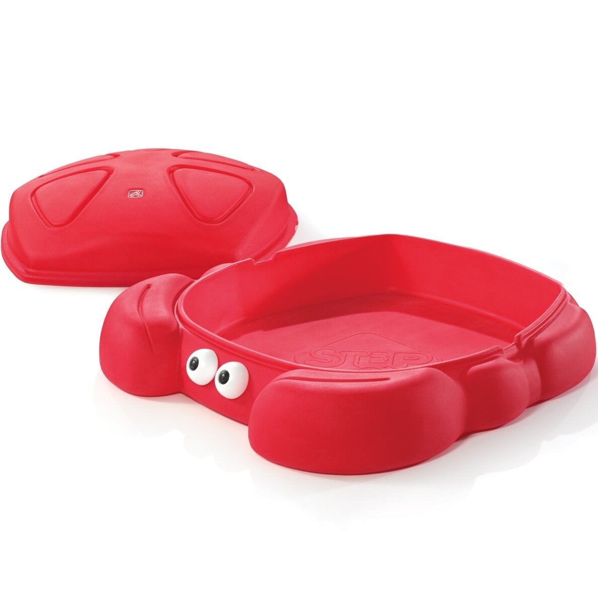 STEP2 Uždengiama plastikinė smėlio dėžė Krabas su dangčiu 2