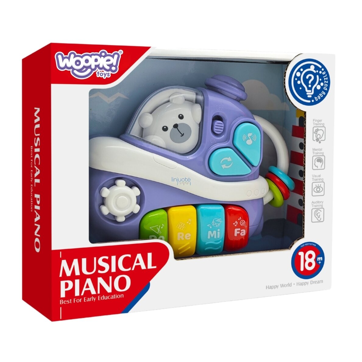 WOOPIE BABY Interaktyvus muzikinis pianinas Laivas 5