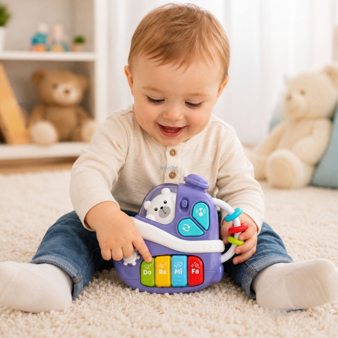 WOOPIE BABY Interaktyvus muzikinis pianinas Laivas 1