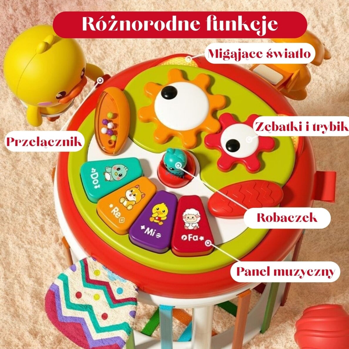 WOOPIE BABY Interaktyvus sensorinis lavinamasis būgnelis – cilindras ir kubas 9 WOOPIE BABY Interaktyvus sensorinis lavinamasis būgnelis – cilindras ir kubas 9