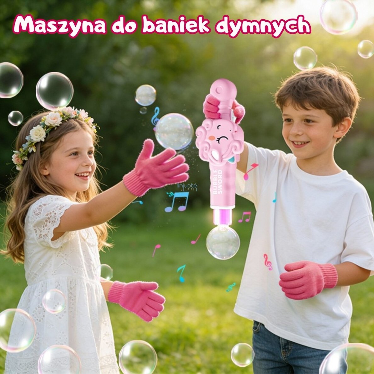 WOOPIE Magiškas burbulų pistoletas su dūmais, burbulų aparatas Vienaragis 2 WOOPIE Magiškas burbulų pistoletas su dūmais, burbulų aparatas Vienaragis 2