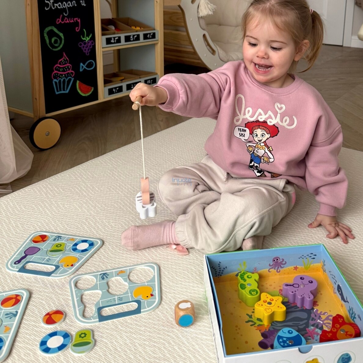 TOOKY TOY Žaidimas Žuvyčių gaudymas Vikrumo žaidimas 1