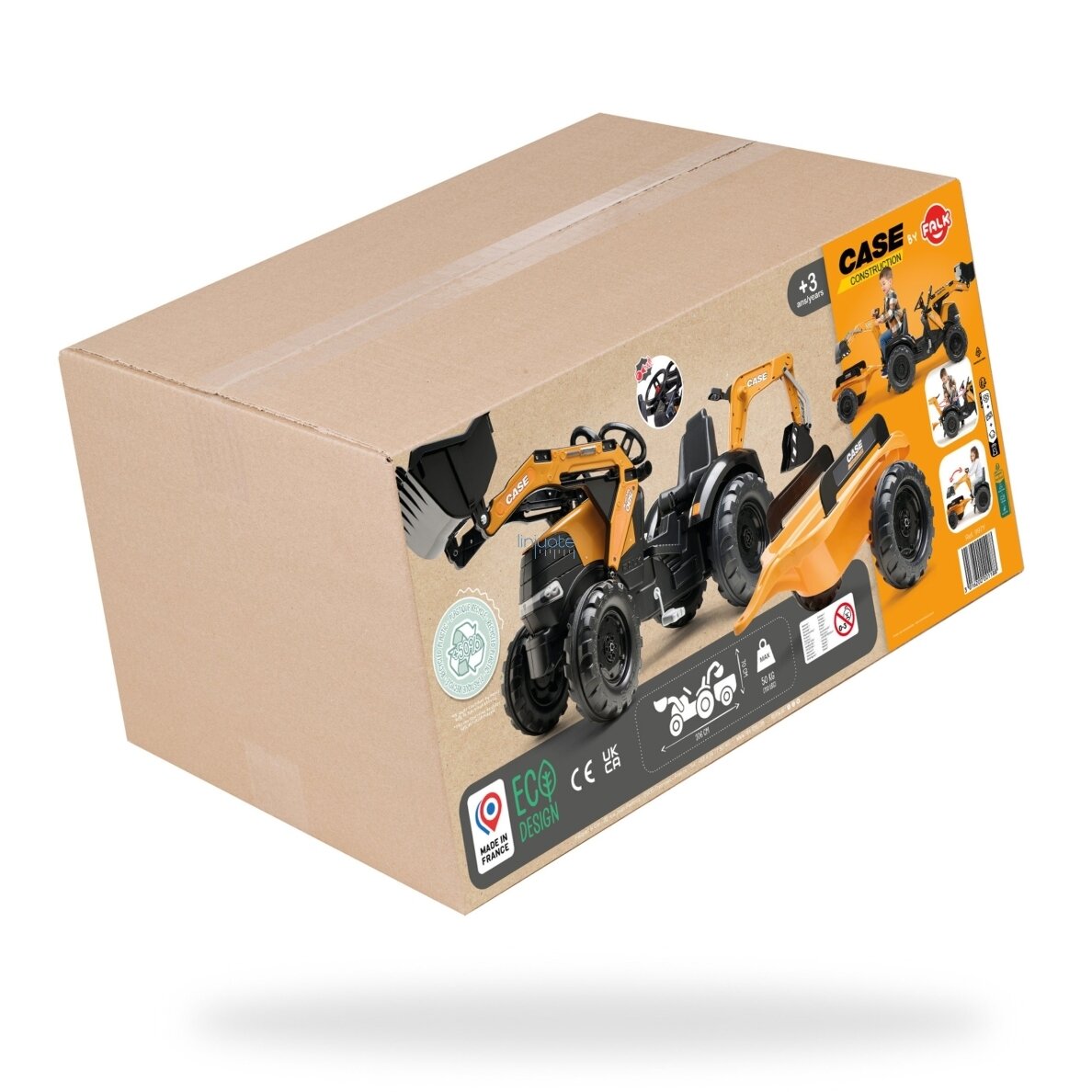 FALK Pedalinis Traktorius Case CE su Kasimo Krautuvu ir Priekaba 3-7 Metų Vaikams 17 FALK Pedalinis Traktorius Case CE su Kasimo Krautuvu ir Priekaba 3-7 Metų Vaikams 17