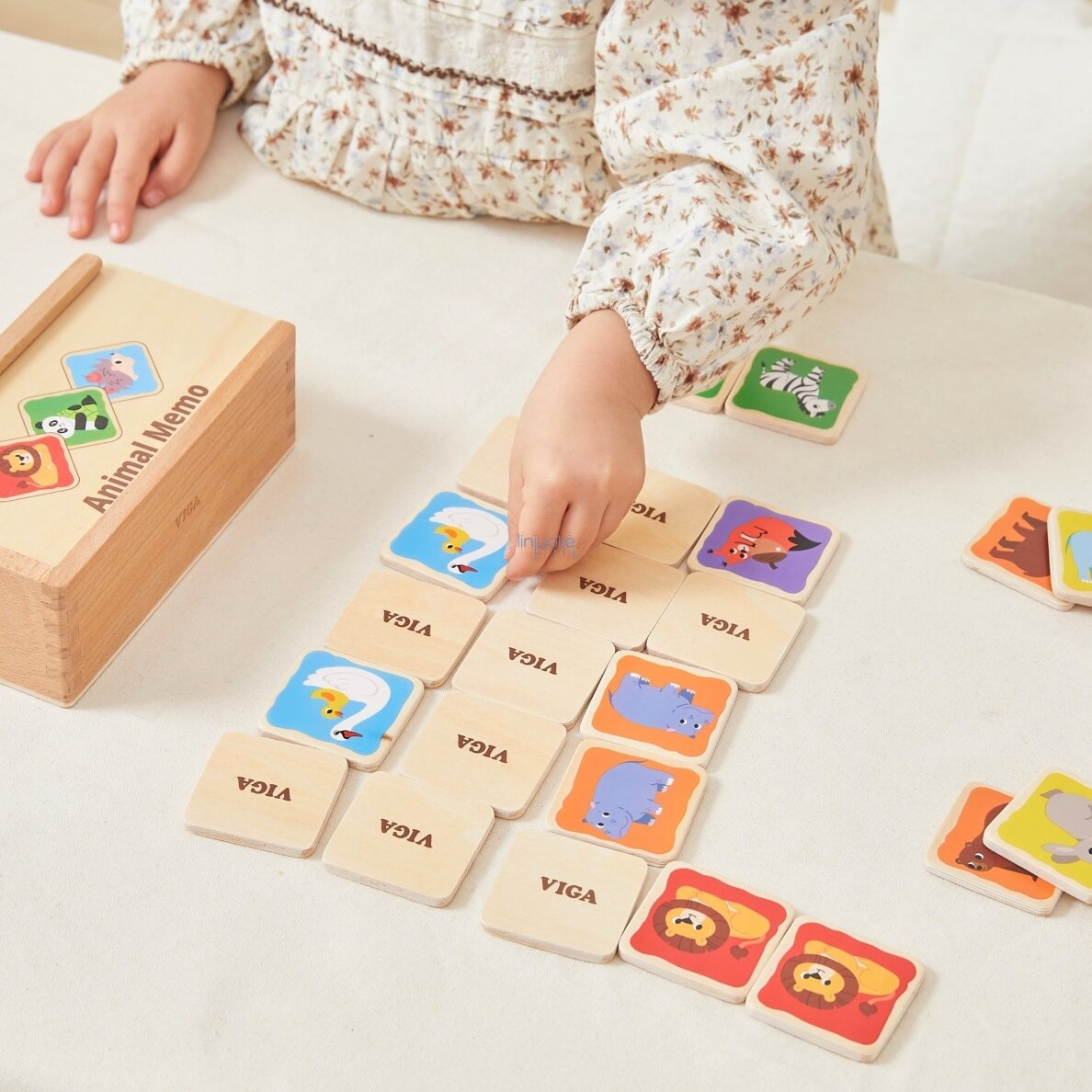 Viga Medinis atminties žaidimas Memo Gyvūnėliai, edukacinis vaikams 3+ 3 Viga Medinis atminties žaidimas Memo Gyvūnėliai, edukacinis vaikams 3+ 3
