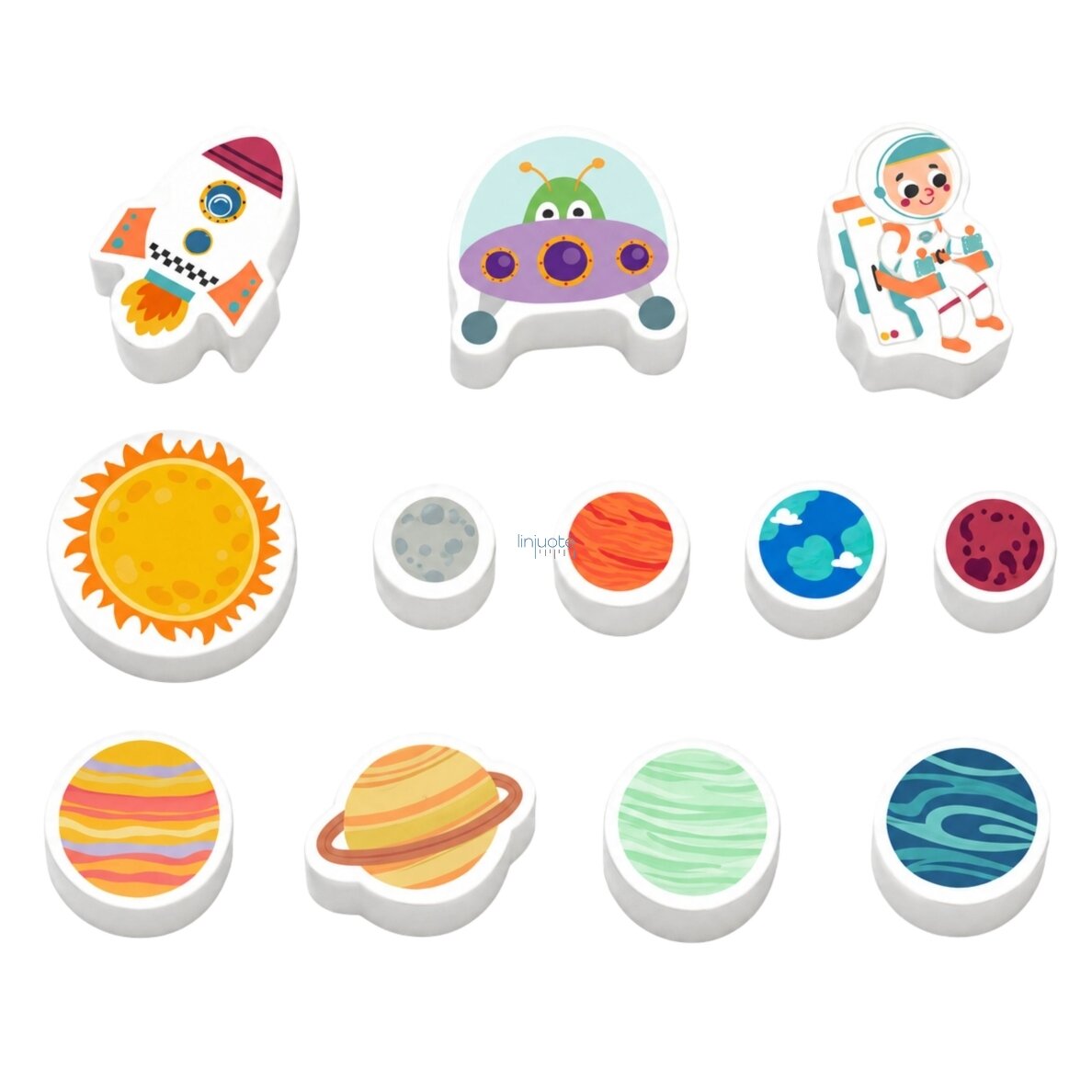 TOOKY TOY Edukacinė lenta Saulės sistema 3