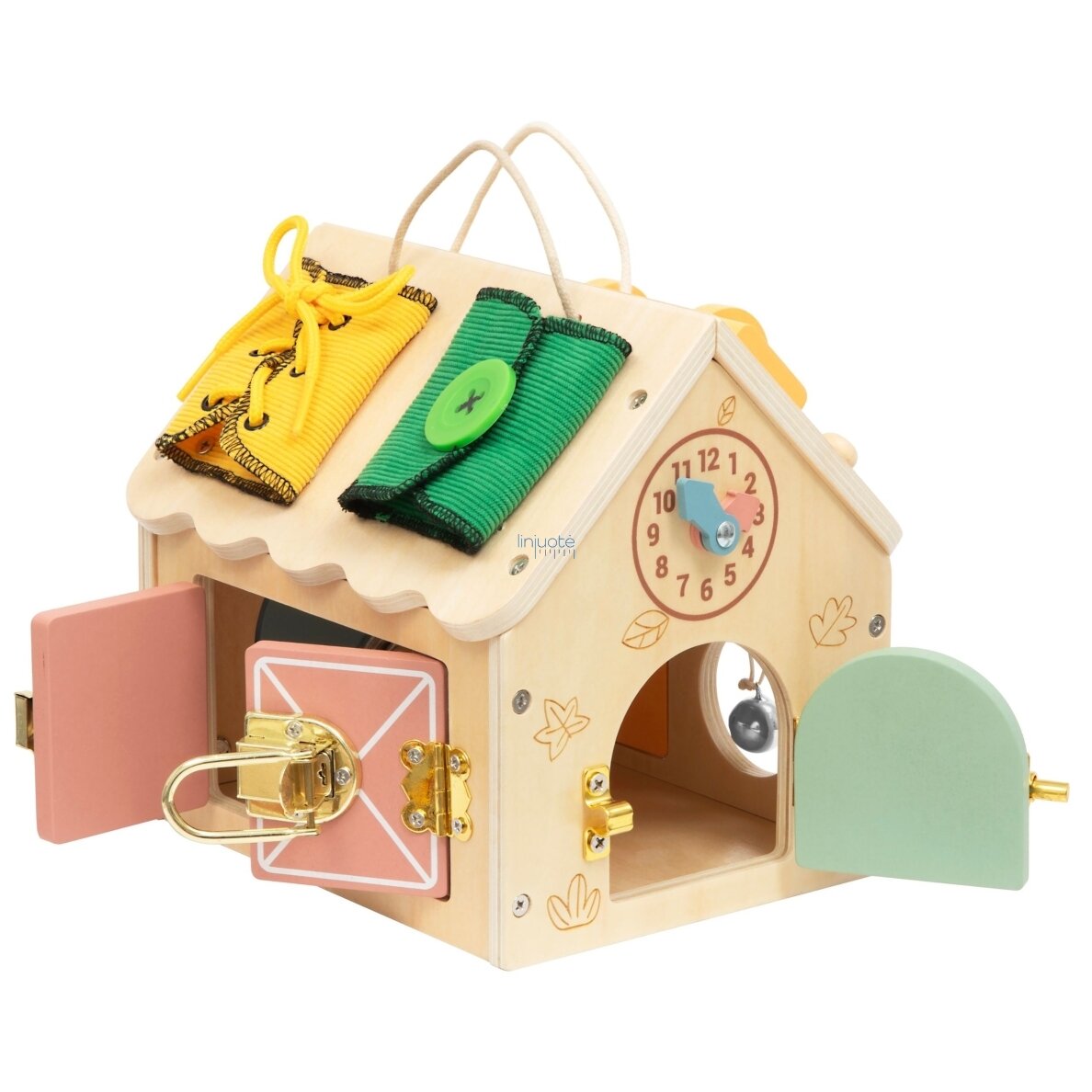 TOOKY TOY Medinis manipuliacinis namelis 4 TOOKY TOY Medinis manipuliacinis namelis 4