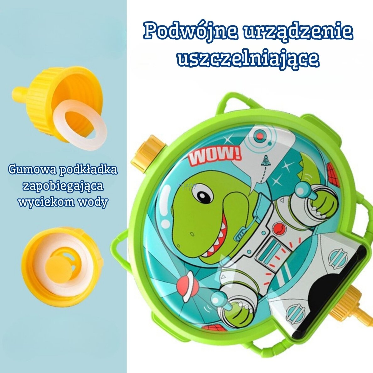 WOOPIE Vandens pistoletas su kuprine Dino 2
