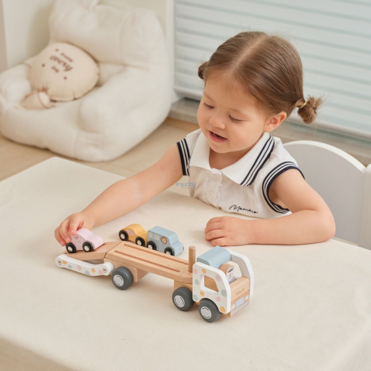 VIGA PolarB Medinė autovežė transporterį 3 automobiliai mašinėlės vairuotojas 18m+ 2