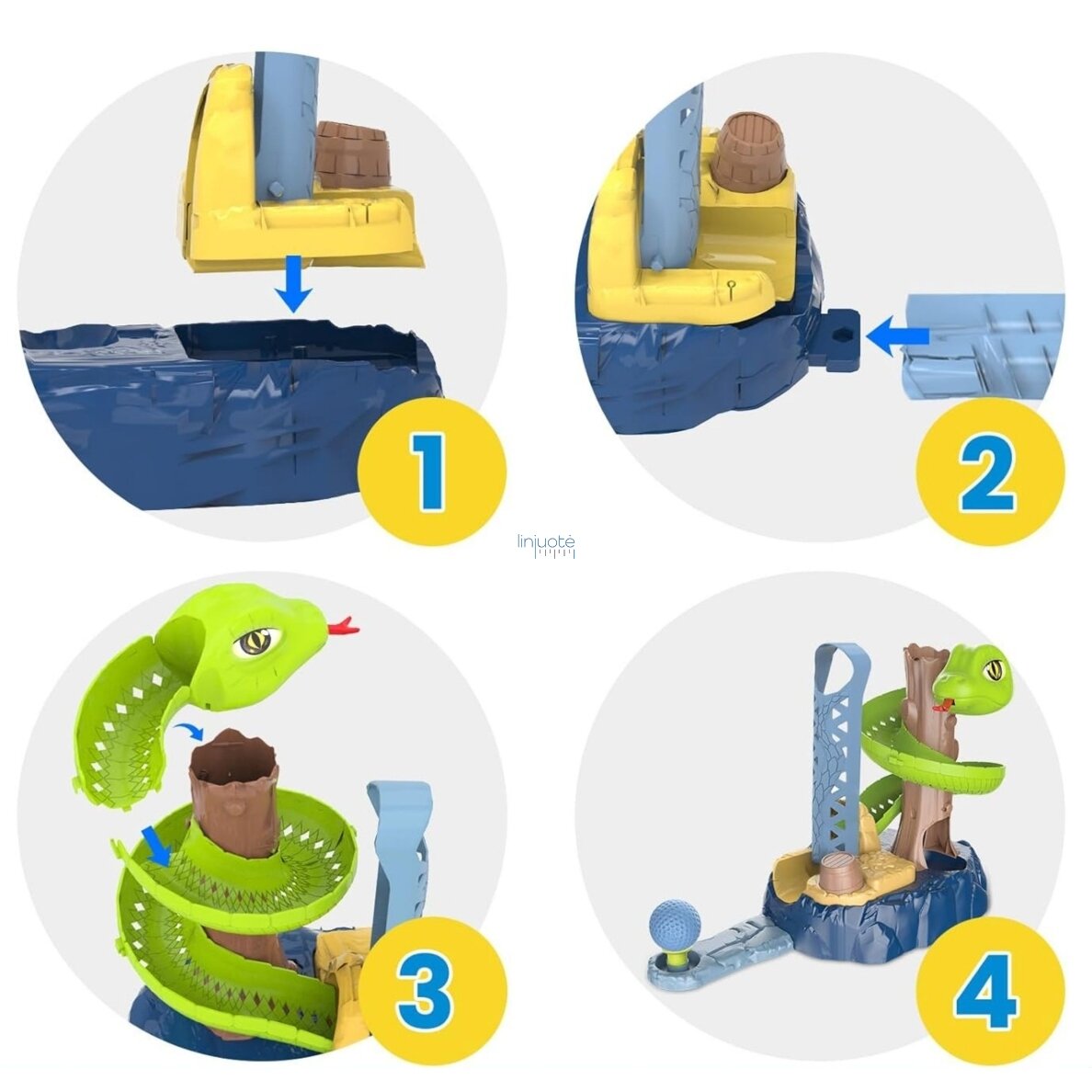 WOOPIE Vikrumo žaidimas Mini Golf SNAKE GOLF 5
