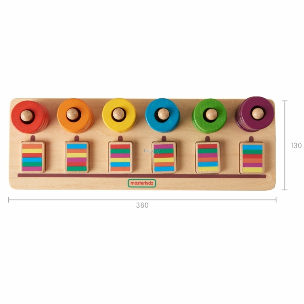 MASTERKIDZ Dėliojimo Žaidimas Mokytis Skaičiuoti ir Spalvų Rūšiavimo Montessori 5