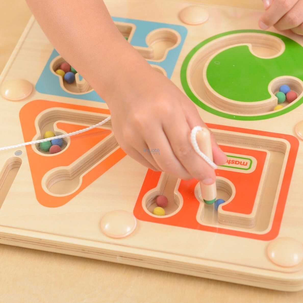 MASTERKIDZ Medieninis Magnetinis Labirintas Montessori Rašymas ir Motorika 2