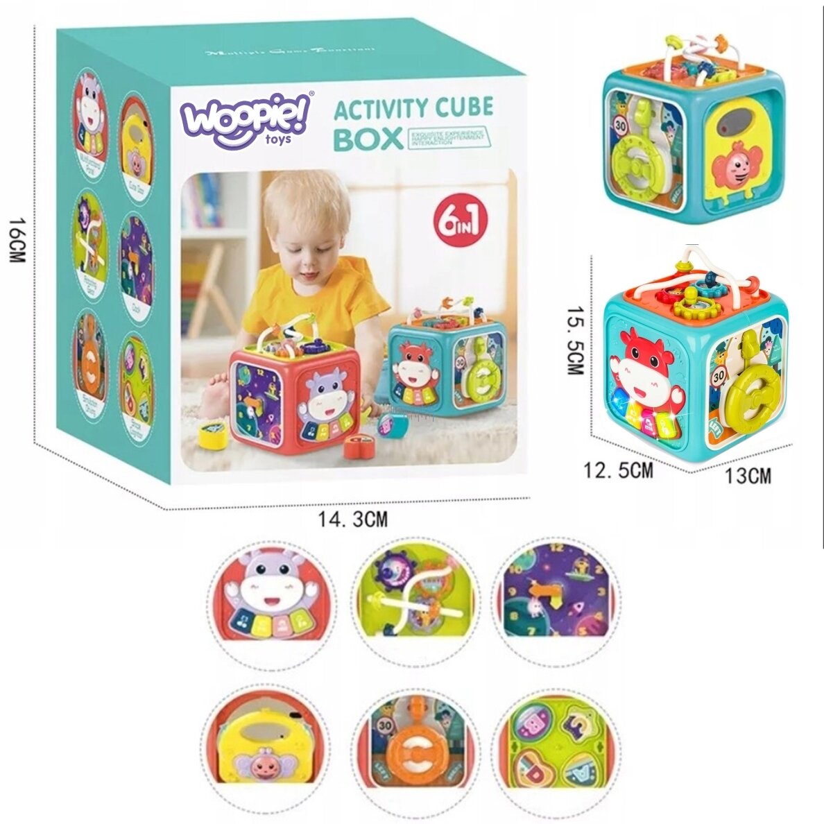 WOOPIE BABY Interaktyvus sensorinis edukacinis Montessori kubas, rūšiuoklis 6in1 9 WOOPIE BABY Interaktyvus sensorinis edukacinis Montessori kubas, rūšiuoklis 6in1 9