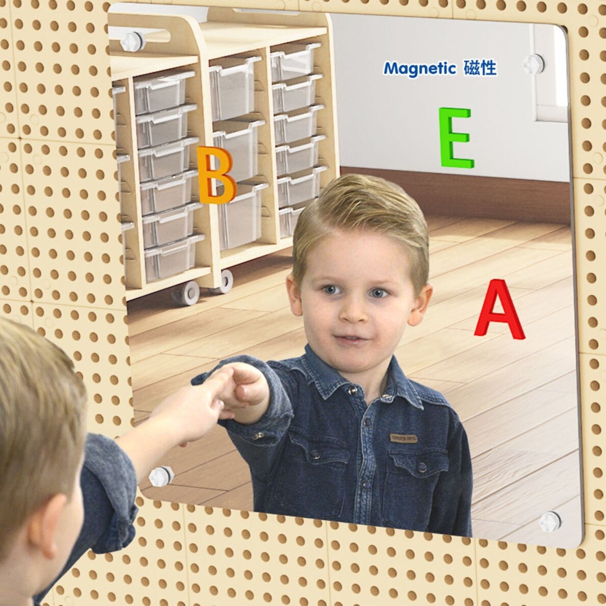 MASTERKIDZ Didelis magnetinis veidrodis STEM lentelei 2