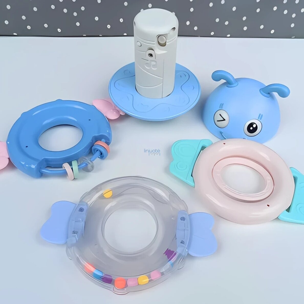 WOOPIE Baby Nevaliukas Sensorynė Žaislas 2in1 Barškutis Kramtukas 2 WOOPIE Baby Nevaliukas Sensorynė Žaislas 2in1 Barškutis Kramtukas 2