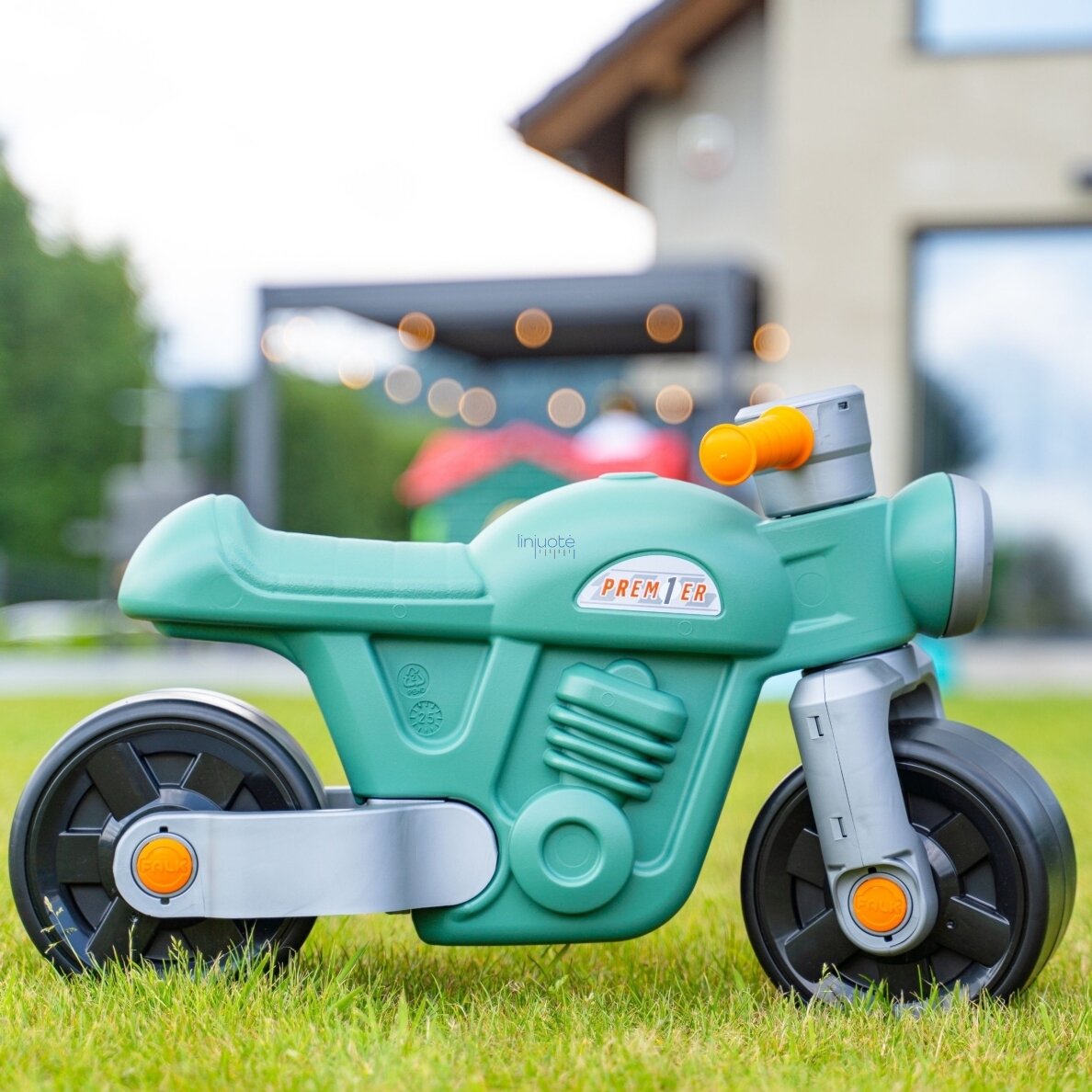 FALK Ežiukas Motorek Moto Premier Vintage žalias nuo 1-3 metų 1
