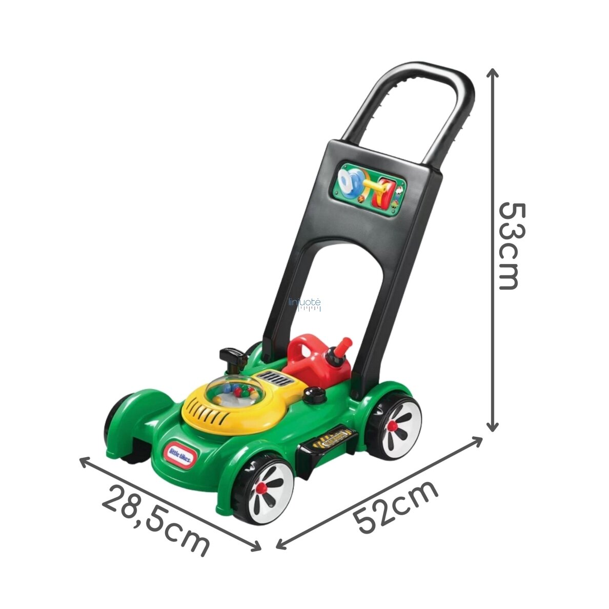 Little Tikes vaikiška vejapjovė Interaktyvus stumiamas sodo žaislas 6