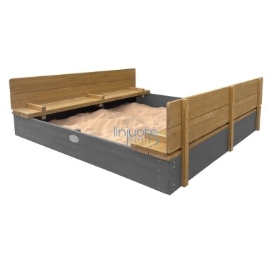AXI XXL smėlio dėžė Ella 150 x 150 pilka AXI XXL smėlio dėžė Ella 150 x 150 pilka