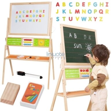 VIGA Didelė edukacinė lenta 2in1