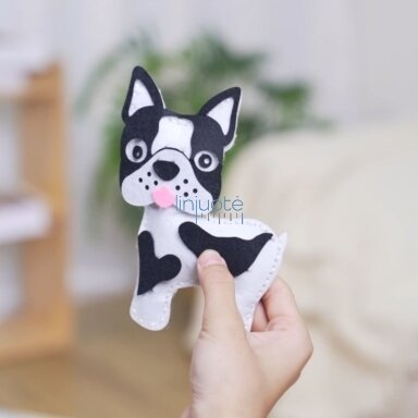 WOOPIE siuvimo rinkinys vaikams ŠUNIUKAI DIY raktų pakabukas