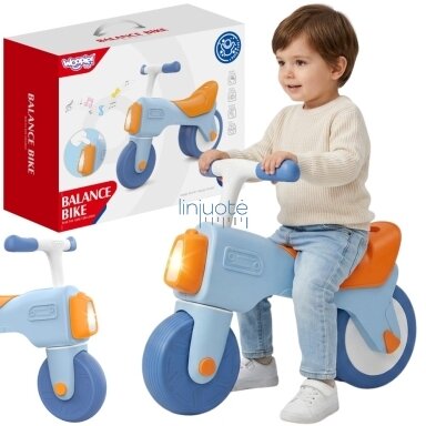 WOOPIE BABY Balansinis dviratukas Ežiukas Garsas Šviesa 18m+ WOOPIE BABY Balansinis dviratukas Ežiukas Garsas Šviesa 18m+