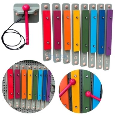 MASTERKIDZ Sieninis Ksilofonas – Muzikinis Instrumentas, STEAM Sienėlės Priedas, ME33437 MASTERKIDZ Sieninis Ksilofonas – Muzikinis Instrumentas, STEAM Sienėlės Priedas, ME33437