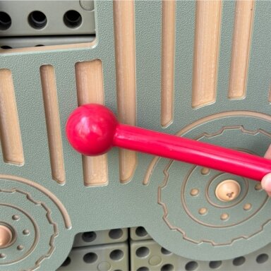 MASTERKIDZ Guiro Traktorius – Muzikinis Instrumentas, STEM Dienelės Priedas, ME33451 MASTERKIDZ Guiro Traktorius – Muzikinis Instrumentas, STEM Dienelės Priedas, ME33451