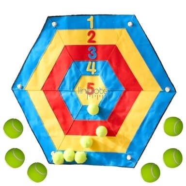 MASTERKIDZ Šešiakampis Skydas Su Lipukais Metimui Į Taikinį STEM Lentelei MASTERKIDZ Šešiakampis Skydas Su Lipukais Metimui Į Taikinį STEM Lentelei