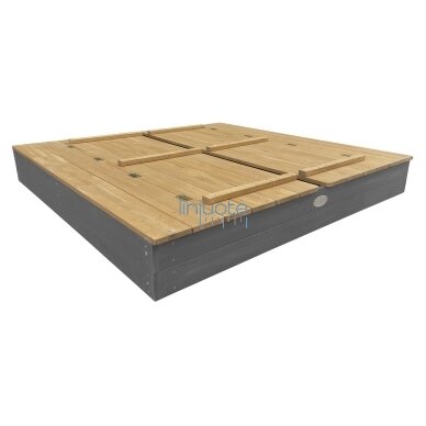 AXI XXL smėlio dėžė Ella 150 x 150 pilka 3