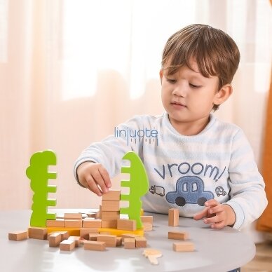 VIGA Medinis Vikrumo Žaidimas „Krintanti Gilė“ Dėlionė 3 VIGA Medinis Vikrumo Žaidimas „Krintanti Gilė“ Dėlionė 3