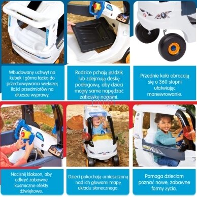 LITTLE TIKES Važinėjimasis Cozy Coupe – Kosminis Visureigis 2