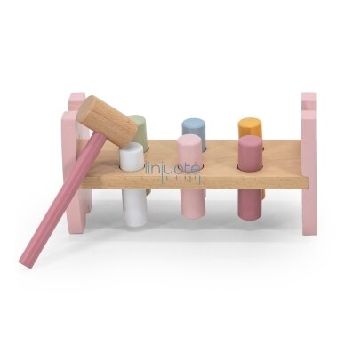 VIGA PolarB Medinis kalamasis žaislas su plaktuku Laputė Montessori 3 VIGA PolarB Medinis kalamasis žaislas su plaktuku Laputė Montessori 3