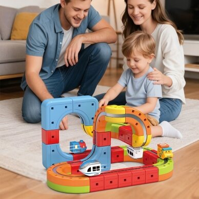 WOOPIE Magnetinės kaladėlės Levituojantis trasa 32 el. 1 WOOPIE Magnetinės kaladėlės Levituojantis trasa 32 el. 1