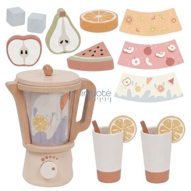 TOOKY TOY Virtuvinis trintuvas su priedais – 18 elementų 2 TOOKY TOY Virtuvinis trintuvas su priedais – 18 elementų 2