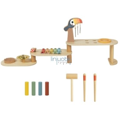TOOKY TOY Edukacinis muzikinis staliukas - Tukanas 3 TOOKY TOY Edukacinis muzikinis staliukas - Tukanas 3