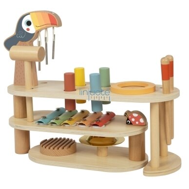 TOOKY TOY Edukacinis muzikinis staliukas - Tukanas 6