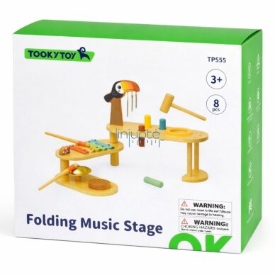 TOOKY TOY Edukacinis muzikinis staliukas - Tukanas 8