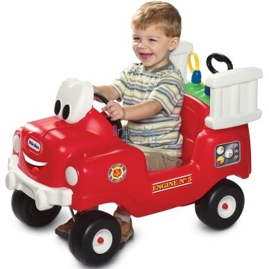 Little Tikes Paspiriamas Gaisrinės Automobilis su Vandens Pompa, 170287PE13