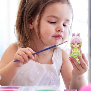 WOOPIE Kūrybinis rinkinys su dažais DIY Pagamink gipso figūrėles ir jas nudažyk – Lėlytės 3 WOOPIE Kūrybinis rinkinys su dažais DIY Pagamink gipso figūrėles ir jas nudažyk – Lėlytės 3