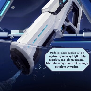WOOPIE Elektrinis vandens pistoletas automatinis blasteris 4