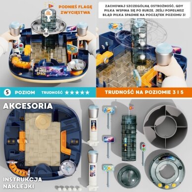 WOOPIE Kosminis 3D labirintas Vikrumo žaidimas Konsolė 2