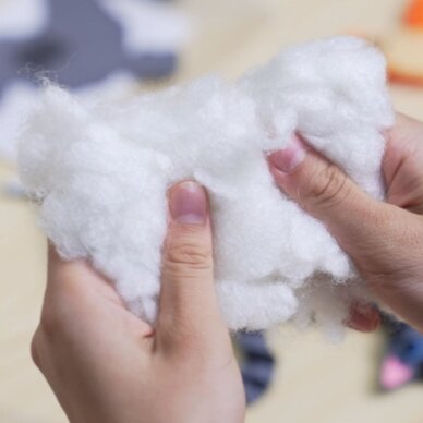 WOOPIE siuvimo rinkinys vaikams ŠUNIUKAI DIY raktų pakabukas 4