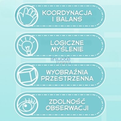 Mėlynas 3D labirinto kamuolys, 58632 3 Mėlynas 3D labirinto kamuolys, 58632 3