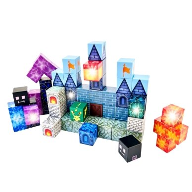 WOOPIE Magnetinės konstrukcinės kaladėlės Pixel pilis 64 vnt. 5 WOOPIE Magnetinės konstrukcinės kaladėlės Pixel pilis 64 vnt. 5