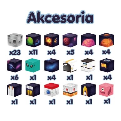 Magnetinių konstrukcinių kubelių - kaladėlių rinkinys „Kosmosas“, 74 el, 58991 4 Magnetinių konstrukcinių kubelių - kaladėlių rinkinys „Kosmosas“, 74 el, 58991 4