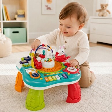 WOOPIE BABY Edukacinis interaktyvus staliukas 2in1 Pianinas Garsai 1 WOOPIE BABY Edukacinis interaktyvus staliukas 2in1 Pianinas Garsai 1