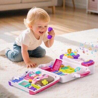 WOOPIE Interaktyvi manipuliacinė lenta Busy Car lagaminas 3in1 Garsas Šviesa 1 WOOPIE Interaktyvi manipuliacinė lenta Busy Car lagaminas 3in1 Garsas Šviesa 1