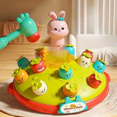 WOOPIE BABY Interaktyvus vikrumo žaidimas Įkalk morką Edukacinis Smogk plaktuku kurmiui 1 WOOPIE BABY Interaktyvus vikrumo žaidimas Įkalk morką Edukacinis Smogk plaktuku kurmiui 1