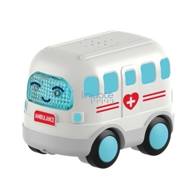 WOOPIE BABY Interaktyvus greitosios pagalbos automobilis Ambulansas Garso efektai Šviesos 4
