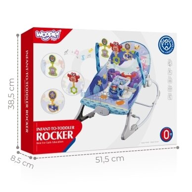 WOOPIE BABY Supynė-gultukas 2in1 Interaktyvus krabas Vibracijos Melodijos 4 WOOPIE BABY Supynė-gultukas 2in1 Interaktyvus krabas Vibracijos Melodijos 4