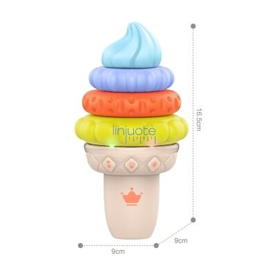 WOOPIE BABY Muzikiniai edukaciniai sensoriniai ledai dėlionė 5 el. Garsai Šviesos 4 WOOPIE BABY Muzikiniai edukaciniai sensoriniai ledai dėlionė 5 el. Garsai Šviesos 4